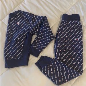 Champion Logo Reverse Weave Set - M Top/S Bottom